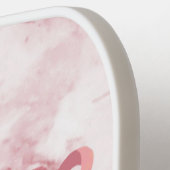 大きなDinkエネルギー乳癌認識度 ピックルボールラケット (左詳細)