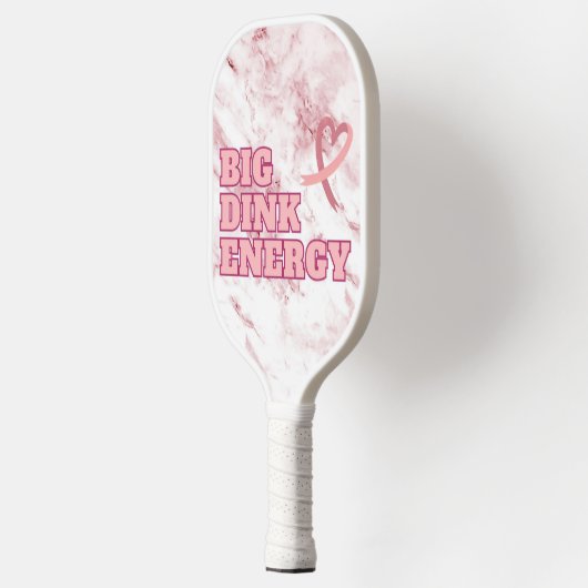 大きなDinkエネルギー乳癌認識度 ピックルボールラケット (左)