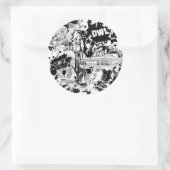 大きなDWL ラウンドシール (バッグ)