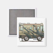 大きなRVキャンパー磁石 マグネット (正面/裏面)