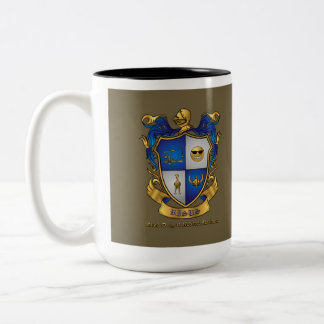 大きはっきりしたく、大きい ツートーンマグカップ