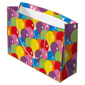 大きはっきりしたなバルーンの基本色 ラージペーパーバッグ (裏面アングル)