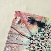 大きめの花ビーチタオル ビーチタオル (インサイチュ)