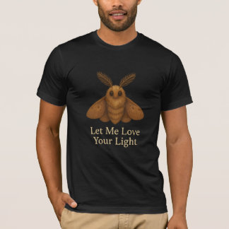 大きめサイズの「Let me love your light」モチーフTシャツ (3Xまで対応) Tシャツ