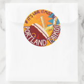 大きもしく、ポートランド太鼓に違いない ラウンドシール (バッグ)