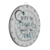 大きもしすぎる、あなたは古すぎる音楽のおもしろい引用文 ダーツボード (正面左)