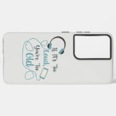 大きもしすぎる、あなたは古すぎる音楽のおもしろい引用文 SAMSUNG GALAXYケース (左側面)