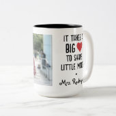 大きカスタムなハート先生評価 ツートーンマグカップ (正面右)