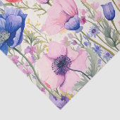 大きカラフルく繊細な花 薄葉紙 (詳細)