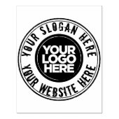 大きグランジ動揺してい丸いロパーソナライズされたゴ ラバースタンプ (インプリント)