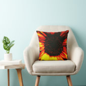 大きコンテンポラリーなヒマワリ種の頭とペテル クッション (椅子)