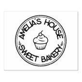 大きパーソナライズされたなはっきりした自家製ロゴカスタム ラバースタンプ (インプリント)