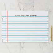 大きパーソナライズされたなティアウェイ紙パッド ペーパーパッド (インサイチュ)