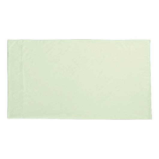 大きポップ・アートのな色の花ピンクとオレンジの淡い色の緑 枕カバー (裏面)