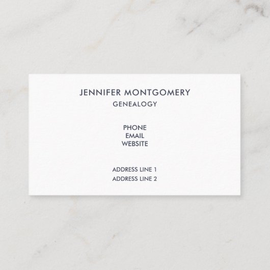 大きモダンな木のイラストレーションにオレンジバード 名刺 (裏面)