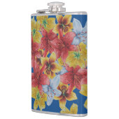 大きユニークくはっきりしたカラフルの花フローラ フラスク (左)