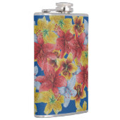 大きユニークくはっきりしたカラフルの花フローラ フラスク (右)