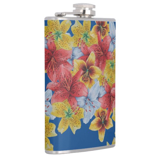 大きユニークなカラフルのはっきりした花フローラ フラスク (右)