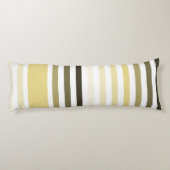 大き人気があるなストライプの名前（カスタードイエロー） ボディピロー (裏面)