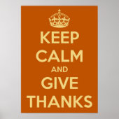大き保い穏やか与えな感謝していポスター ポスター (正面)