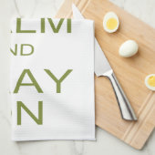 大き保な命令に祈おいて落ち着き王室のて キッチンタオル (四つ折り)