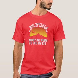 大き保な車が私の気を見に家に私を回す Tシャツ