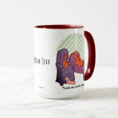 大き専攻の教え気になコンボマグに負ける マグカップ (正面右)