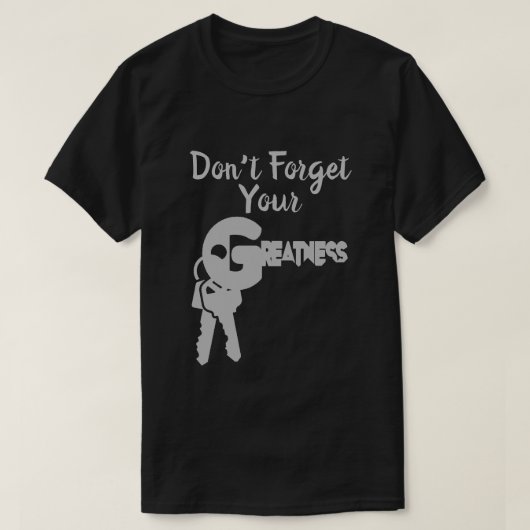 大き忘れさいTシャツを着るな Tシャツ (デザイン正面)