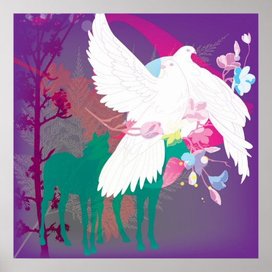 大き感じなポスタープリント ポスター (正面)