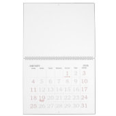 大き空白のい数字を持つ大きなカレンダー休日 カレンダー (1月 2026)