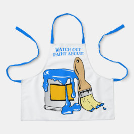 大き絵を描なめちゃくちゃ エプロン