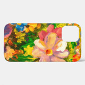 大き絵画なカラフルの山の花 Case-Mate iPhoneケース (裏面 (横))