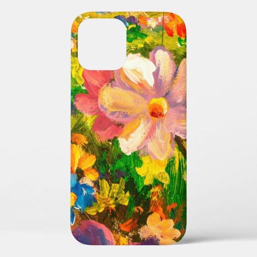 大き絵画なカラフルの山の花 Case-Mate iPhoneケース (裏面)