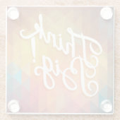 大き考えい ガラスコースター (裏面)