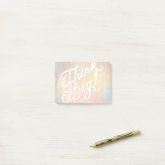 大き考えい ポストイット (デスク上)