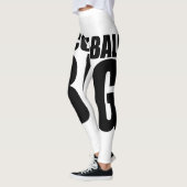 大き考えなボッチェボールのスポーツデザイン レギンス (左)