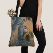 大き賛美な《鳥》アメリカゴガラトート(オリジナルアート) トートバッグ (クローズアップ)