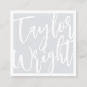 大き過ぎた名前 |スケッチ署名 スクエア名刺 (正面)