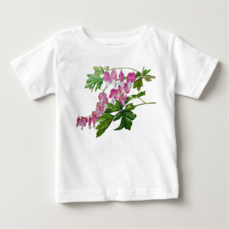 大げさに同情する人が付いている幼児のひだの服 ベビーTシャツ