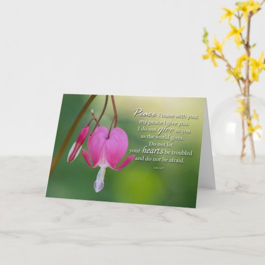 大げさに同情する人の勇気付けられるカード カード (黄色い花)