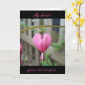 大げさに同情する人の悔やみや弔慰の挨拶状 カード (黄色い花)