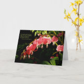 大げさに同情する人 カード (黄色い花)