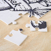 大げさに同情する人 ジグソーパズル (側面)