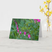 大げさに同情する人、挨拶状 カード (黄色い花)