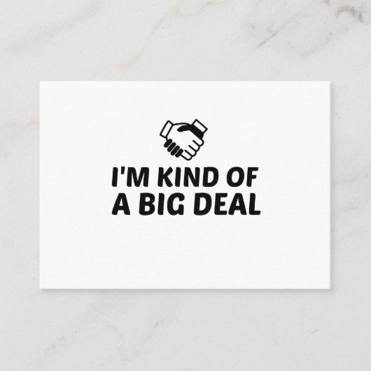 大したものではない 名刺 (正面)