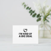 大したものではない 名刺 (スタンド正面)