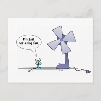 大したファンではない ポストカード