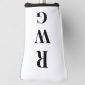 大はっきりした一文字 ゴルフヘッドカバー (回転90)