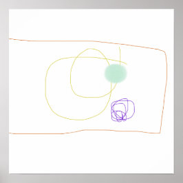 大まかな描長方形 ポスター