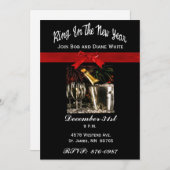 大みそかパーティの招待状 招待状 (正面/裏面)